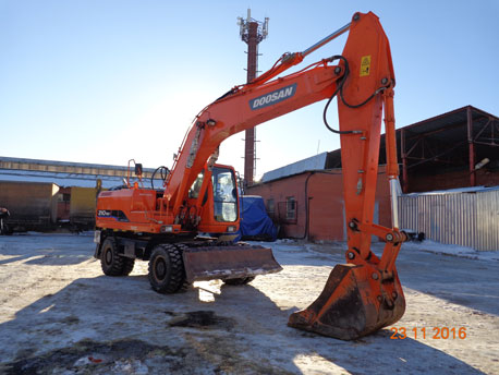 Колесный Экскаватор DOOSAN SOLAR 210W-V